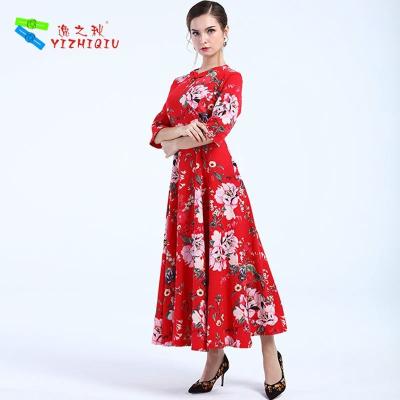 China Vestido bordado el último diseño del estilo chino en venta