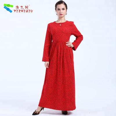 China YIZHIQIU van de de Koker Lang Kleding van vrouwen Toevallig Moslimabaya Lang Ce Apporved Te koop