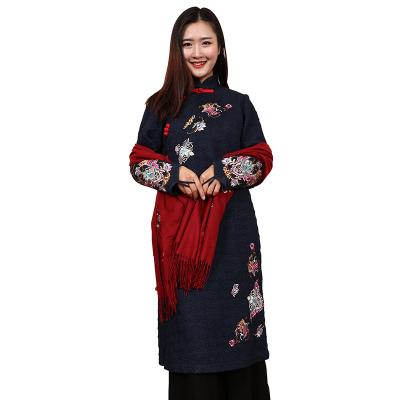 Chine Multi - taille adaptée aux besoins du client par collier oblique de Cheongsam de robe de Chinois de modèle à vendre