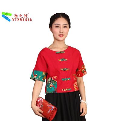 China Nieuwe ontwerpen Chinese Traditionele Blouses voor Vrouwen Te koop