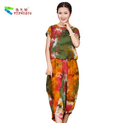 China El lino para mujer del ODM del OEM se adapta a la ropa, blusa impresa aduana del estilo chino en venta