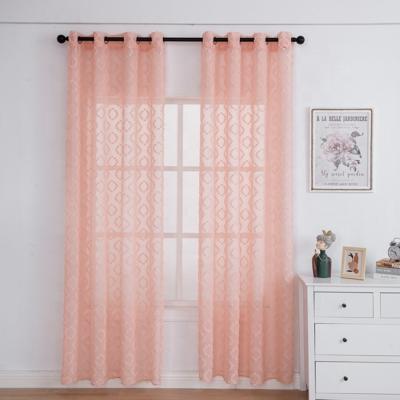 China Factory Customization Soft Luxury Sheer Curtain In Living Room Durable Cheap Decoration For Window for sale