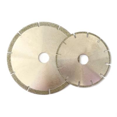 China Plated Diamond Cutting Wheel / Diamond Saw Blade Diameter 150mm 7/8IN for sale