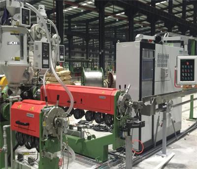 China LINER 65+35mm Physical PLC Foaming Extrusion Line for sale