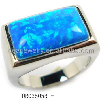 China High Quality Nickel Free! Synthetic Opal Rings For Women, Men's Opal Rings, Fashion Opal Jewelry By paypa for sale