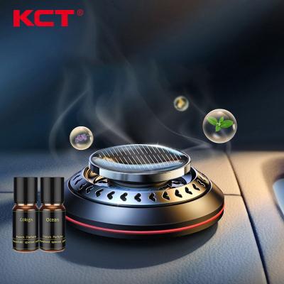 China 2022 New Mini Solar Essential Oil Aroma Solar Powered Diffuser Car Portable Air Freshener for sale