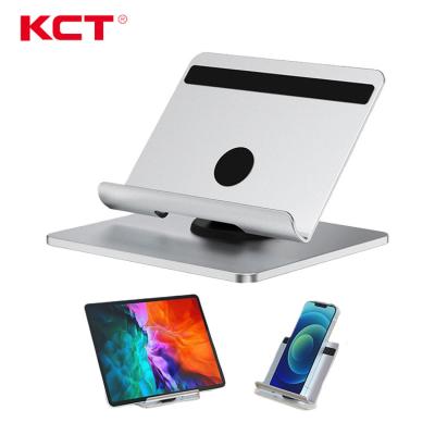 China 360 Degree Rotating KCT Adjustable High Quality Metal Tablet Phone Holder Desk Mount for sale