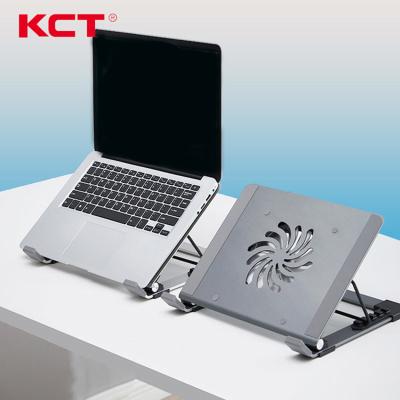 China 2 PORTS USB +speed Controller KCT Customized Logo Portable Gaming Laptop Cooling Pad Holder With Fan for sale