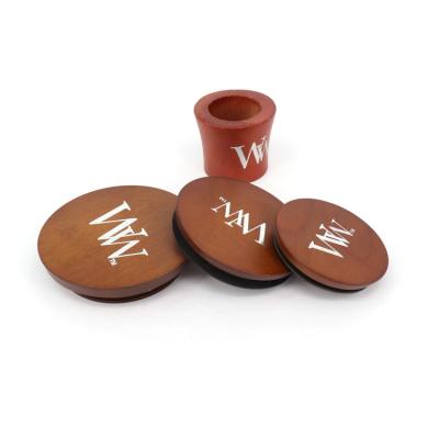 China Non Spill Crafted Factory Direct Supply Custom MDF Weck Wooden Candle Jar Lids for sale