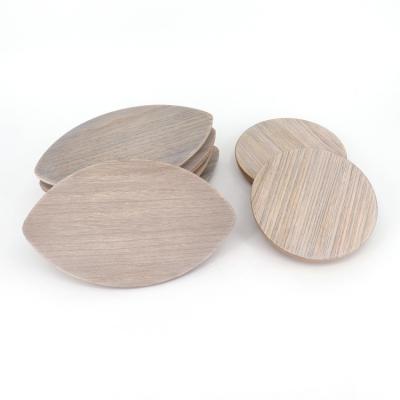 China Non Spill 2018 Hot Selling Popular Liner MDF Oval Wooden Lids For Jars for sale