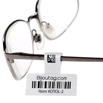 China Barcode Sunglasses Jewelry String Price Sunglass Label Tag for sale