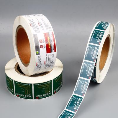 China Best selling good quality waterproof customization logo custom printed self adhesive packing label made in china for sale