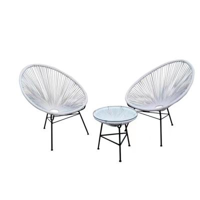 China Modern Balcony Patio Rattan PE Outdoor Set Leisure Egg Chair For Sale for sale