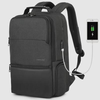 China With USB Tigernu T-B3905 Wholesale Black Backpack Supplier Bag School Bag Manufacturer Bags Travel Men Laptop Business Factory 15.6 19 for sale