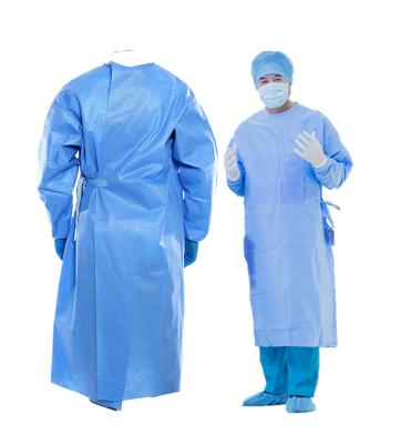 China Level 4 Disposable Blue ICU Woven Hospital Nonwovens ICU Sterilization Surgical Gown Fabric Medical Nonwovens 2 Years 3A Medical for sale