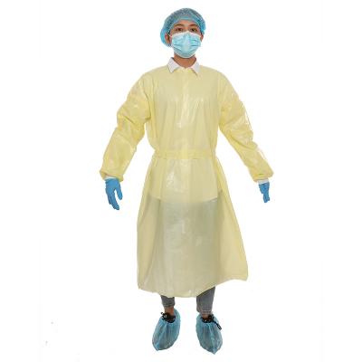 China AAMI 4 Dental Disposable Medical Isolation Gown Medical Clinic Hospital Cheap Gown for sale