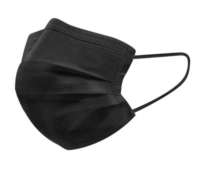 China Surgical Face Mask Black Facemask Disposable Medical Individually Packed Medical Mask 1pc In A Bag 3A Medical Class I 2 Years Old for sale