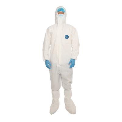 China EN 14126 Level 3 PPE 2 Isolation Gown Medical Suit Set Protective Medical Clothing Coverall 3A Suit Without Tape for sale