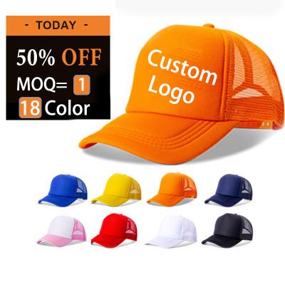 China breathable & Wholesale Custom Waterproof Logo Hat 5 Panel OTTO Golf Mesh Gorras Gorros Streetwear Cotton Baseball Cap Fitted Foam Trucker Hat for sale