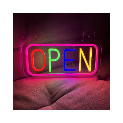 China Creative Custom Open Neon Light Sign Theme Park Design Letter Scenic LED Neon Lamp Led Neon Cable Light For Wall Decor for sale