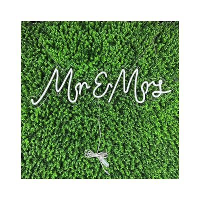 China Mr and Mrs Shipping Wedding Decoration Sign Scenic Drop Theme Park LED Lighted Up Neon Word Lights Letter Logo Sign for sale