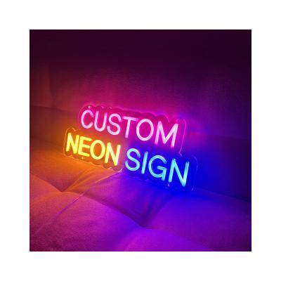 China Theme Park Scenic Sign High Brightness FASHION Letters Led Neon Light Custom Acrylic Material Led Neon Sign For Shop Advertising Decor for sale