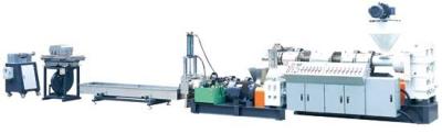 China High-capacity multi-segment single screw recycling and color mixing pelletizing machine for sale