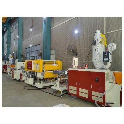 China POM PP PE Bar/Stick/Rod Extrusion Machine with Hual Off Unit and Saw Cutting Machine for sale