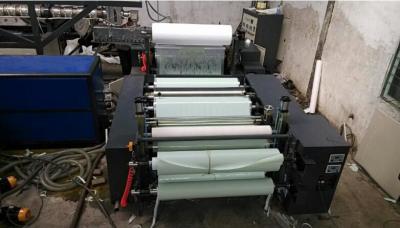 China Toe Puff Chemical Sheet Extrusion Machine , Toe Puff Sheet Laminating Machine, Back counter material coating machine for sale