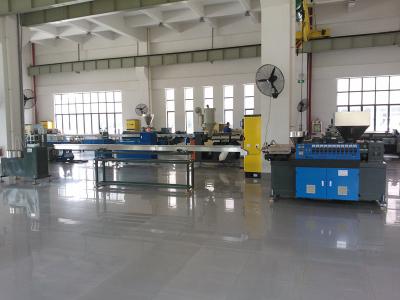 China AF-55MM 3 Colors PP PVC PE Rattan Extrusion Machine , Plastic Rattan Making Machine for sale