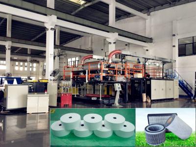 China PP Melt Blown Non Woven Fabric Making Machine / Meltblown Nonwoven Production Line for sale