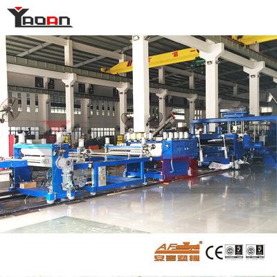 China PVC PET Corrugated Wave Roof Tile Sheet Extrusion Machine (Width: 850-1050mm) for sale