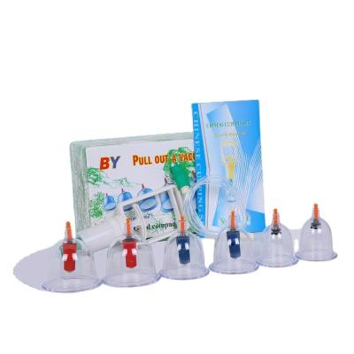 China Body Wholesale 6 pcs  Household Cupping Therapy Set Cupping Body Massager Set Vacuum Cupping Therapy  Device for sale