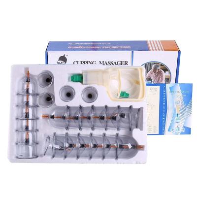 China Whole body Wholesale 24 Cups Body Cupping Therapy Cups Vacuum Cupping sets Therapy Massage Cupping for sale