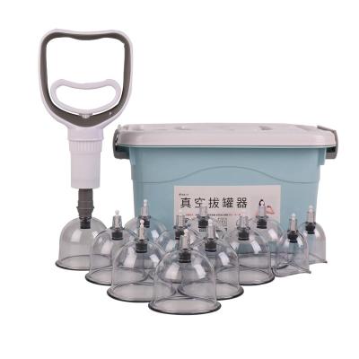 China Whole body 12pcs/set vacuum cupping machine Plastic cupping massager cupping therapy Health care for sale