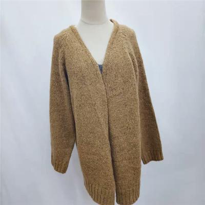 China Anti-wrinkle casual style cardigan women coat soft winter coat long sleeve sweater for sale for sale