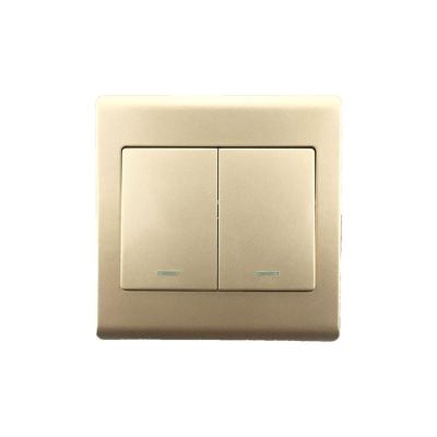 China 1/2/3/4 Strip Hot Selling Gold 13A Electric Wall Socket Switch UK Standard Series for sale