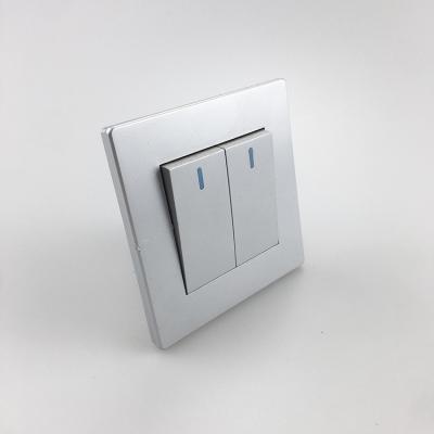 중국 Easy To Maintain And Clean Multiple Sliver Styles Hotel Standard Copper Touch Home Llight UK Wall Switch 판매용