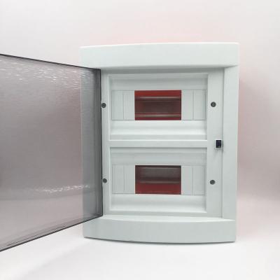 China Transprent PC Cover YAKI Factory Consumer Unit Electricity Power Distribution Box for sale