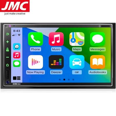 China 7 Inch Dual Din MP5 BT Car Stereo Multimedia Player Autoradio Car DVD Player Carplay Stereo JMC Remote Control Car Radio for sale