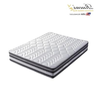 China Super Comfortable Massage Plush Mattress King Size Top Latex Memory Foam 5 Zone Pocket Spring Mattress for sale