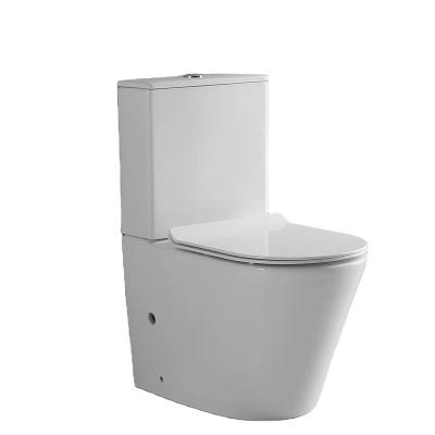 China Double-flush one-piece toilet ceramic p-trap floor cabinet with bidet gravity doal flush elongated bowl for sale