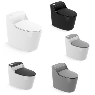 China Hot Sale New Design WC Ceramic Toilet Sanitary Ware Double-Flow Ceramic Toilet Bowl for sale