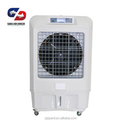 China Good quality pp rechargeable industrial AC/DC 2 in 1 air cooler with water for sale