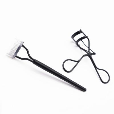 China Hot Selling Hair Removal Makeup 2pcs Eyelash Mascara Brush Eyelash Curler Set for sale