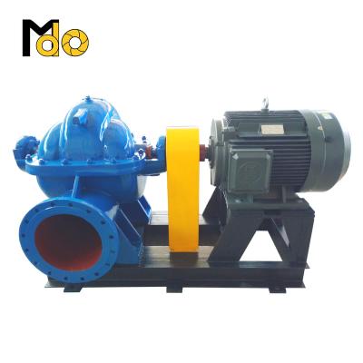 China Industrial horizontal heavy duty double pump seawater drinking water treatment diesel engine drainag pump for sale