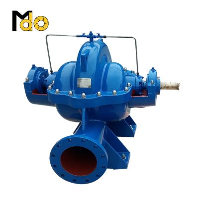 China Centrifugal Pump High Flow Drinking Water Treatment Electric Motor Booster Diesel Water Pump Dual Suction Pump for sale