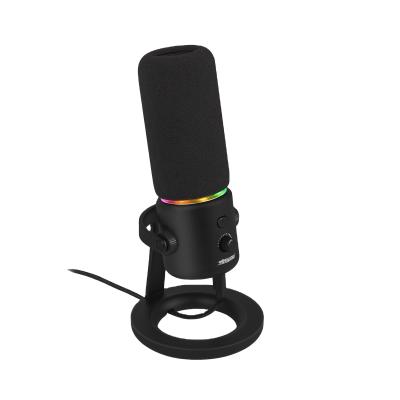 China 797audio D502 USB Desktop RGB Microphone for PC Gaming Podcast Microphones for Podcasting High Quality Professional for sale