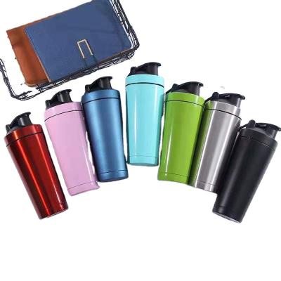 China New Products Reusable Glass Shaker Bottle Custom Stocked Protein Stainless Steel For Sport Shaker Logo Custom Water Bottle for sale