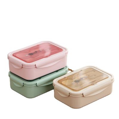 China Airtight Food Container Stored With Tableware And Lid Bento Lunch Box For Sushi for sale